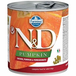 ND - N&D Pumpkin Balkabaklı Tavuklu Narlı Tahılsız Yetişkin Köpek Konservesi 285 Gr 