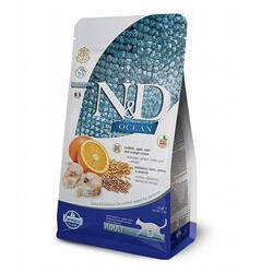 ND - N&D Ocean Morina Balıklı Portakallı Düşük Tahıllı Yetişkin Kedi Maması 10 Kg 