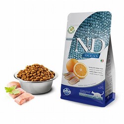 ND - N&D Ocean Ringa Balıklı Portakallı Tahılsız Yetişkin Kedi Maması 5 Kg 