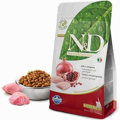 N&D Prime Kitten Tavuklu Narlı Tahılsız Yavru Kedi Maması 5 Kg 