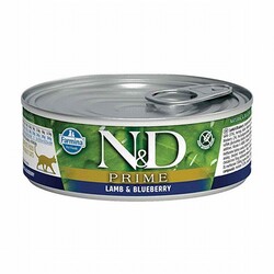 ND - N&D Prime Kuzulu Yaban Mersinli Tahılsız Yetişkin Kedi Konservesi 80 Gr 