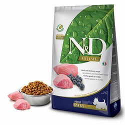 ND - N&D Prime Kuzulu Yaban Mersinli Küçük Irk Tahılsız Yetişkin Köpek Maması 2,5 Kg 