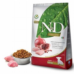 ND - N&D Prime Tavuklu Narlı Küçük Irk Tahılsız Yavru Köpek Maması 7 Kg 