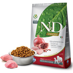 ND - N&D Prime Tavuklu Narlı Medium Maxi Tahılsız Yetişkin Köpek Maması 2,5 Kg 