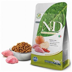 ND - N&D Prime Yaban Domuzlu Elmalı Tahılsız Yetişkin Kedi Maması 5 Kg 