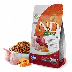 ND - N&D Pumpkin Balkabaklı Bıldırcınlı Narlı Tahılsız Yetişkin Kedi Maması 5 Kg 