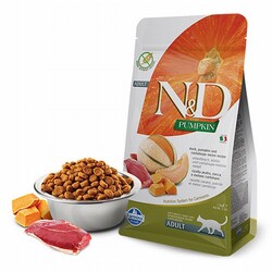 ND - N&D Pumpkin Balkabaklı Ördekli Kavunlu Tahılsız Yetişkin Kedi Maması 1,5 Kg 