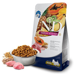 ND - N&D Tropical Selection Kuzu Etli ve Tropikal Meyveli Mini Irk Yetişkin Köpek Maması 1,5 Kg 