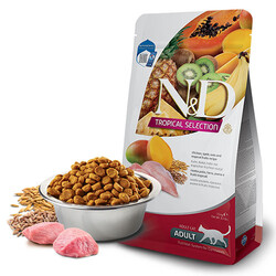 ND - N&D Tropical Selection Tavuklu ve Tropikal Meyveli Yetişkin Kedi Maması 10 Kg 