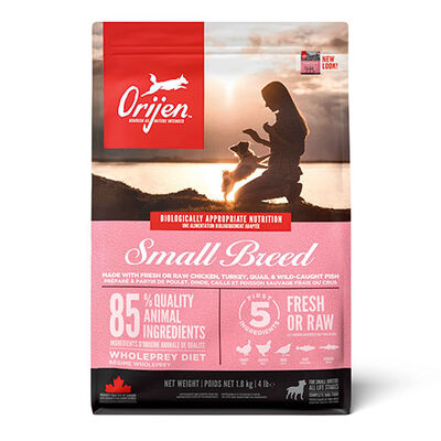 Orijen Small Breed Puppy & Adult Küçük Irk Tahılsız Yavru ve Yetişkin Köpek Maması 1,8 Kg 