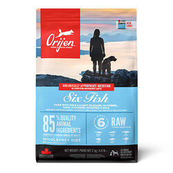 Orijen - Orijen Six Fish 6 Balıklı Tahılsız Köpek Maması Tüm Irk ve Yaşam Evreleri 2 Kg 