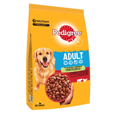 Pedigree Sığır Etli ve Kümes Hayvanlı Yetişkin Köpek Maması 8,4 Kg 