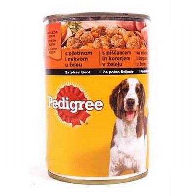 Pedigree Tavuklu ve Havuçlu Yetişkin Köpek Konservesi 400 Gr 