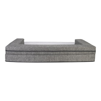 Pet Comfort Gloria Sofa Ortopedik Su Geçirmez Köpek Yatağı Antrasit 120x80x10 Cm