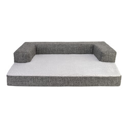 Pet Comfort - Pet Comfort Gloria Sofa Ortopedik Su Geçirmez Köpek Yatağı Antrasit 70x53x8 Cm