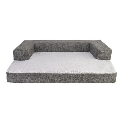 Pet Comfort Gloria Sofa Ortopedik Su Geçirmez Köpek Yatağı Antrasit 70x53x8 Cm