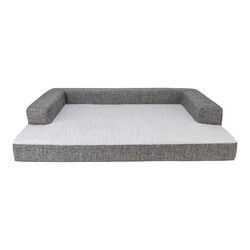 Pet Comfort - Pet Comfort Gloria Sofa Ortopedik Su Geçirmez Köpek Yatağı Antrasit 90x65x8 Cm