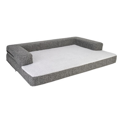 Pet Comfort Gloria Sofa Ortopedik Su Geçirmez Köpek Yatağı Antrasit 90x65x8 Cm