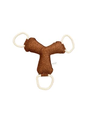 Pet Comfort İpli Bumerang Köpek Oyuncağı Kiremit 30 Cm