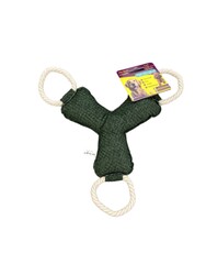 Pet Comfort - Pet Comfort İpli Bumerang Köpek Oyuncağı Yeşil 30 Cm