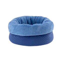 Pet Comfort - Pet Comfort Oslo Kedi ve Köpek Yatağı Mavi 50 Cm