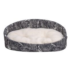 Pet Comfort - Pet Comfort Porto Köpek Yatağı Siyah Beyaz 70x55 Cm