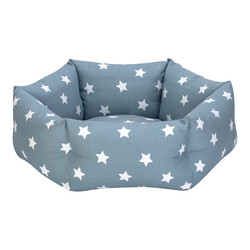 Pet Comfort - Pet Comfort Tokyo Mavi Star Kedi ve Köpek Yatağı Small 50 Cm