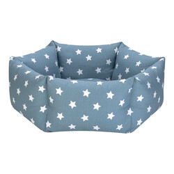 Pet Comfort - Pet Comfort Tokyo Mavi Star Köpek Yatağı Medium 70 Cm