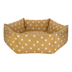 Pet Comfort - Pet Comfort Tokyo Sarı Star Köpek Yatağı Large 100 Cm