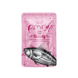 Pramy - Pramy Beauty Sos İçinde Ton Balıklı ve Tavuk Etli Yetişkin Kedi Konservesi 70 Gr 