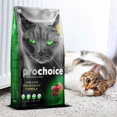 Pro Choice Pro 36 Kuzulu ve Pirinçli Yetişkin Kedi Maması 15 Kg 