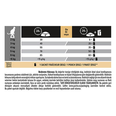 Pro Plan Adult Somonlu Yetişkin Kedi Maması 3 Kg 