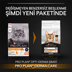 Pro Plan Elegant Optiderma Somonlu Yetişkin Kedi Maması 3 Kg - Thumbnail