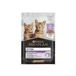 Pro Plan - Pro Plan Kitten Pouch Hindili Yavru Kedi Konservesi 12 Adet 85 Gr 