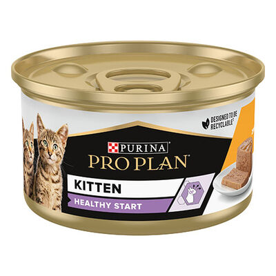 Pro Plan Kitten Tavuklu Yavru Kedi Konservesi 12 Adet 85 Gr 