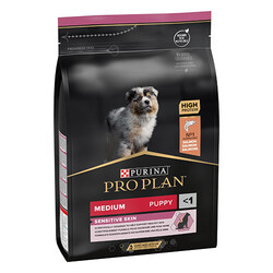 Pro Plan - Pro Plan Medium Opti Derma Sensitive Skin Puppy Somonlu Orta Irk Yavru Köpek Maması 3 Kg 