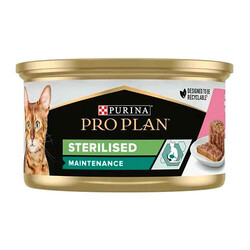 Pro Plan - Pro Plan Sterilised Somonlu Kısırlaştırılmış Kedi Konservesi 12 Adet 85 Gr 