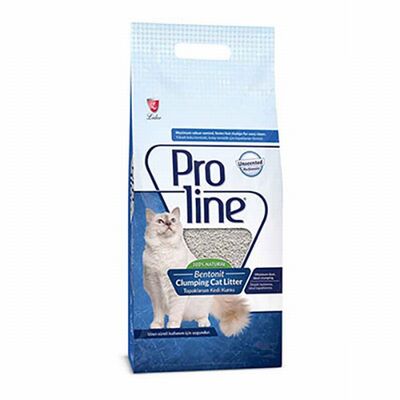 Proline Bentonit Kokusuz İnce Taneli Topaklanan Kedi Kumu 2x10 Lt 