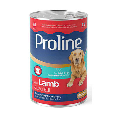 Proline Kuzu Etli Gravy Yetişkin Köpek Konservesi 24 Adet 400 Gr 