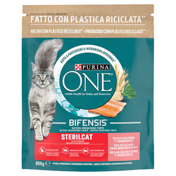 Purina One - Purina One Sterilised Somonlu Kısırlaştırılmış Kedi Maması 2 Adet 800 Gr 