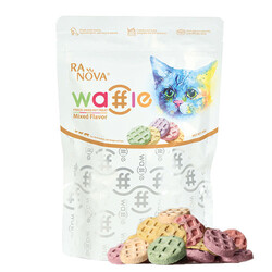 Ranova - Ranova Dondurularak Kurutulmuş Etli Waffle Kedi Ödülü 60 Gr 