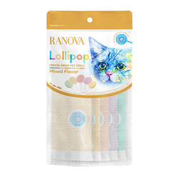 Ranova - Ranova Lolipop Karışık Çeşitli Kedi Ödül Maması 1,4 Gr 5'li 