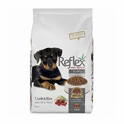 Reflex Kuzulu ve Pirinçli Yavru Köpek Maması 15 Kg 