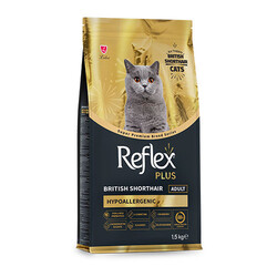 Reflex Plus HypoAllergenic British Shorthair Yetişkin Kedi Maması 1,5 Kg - Thumbnail