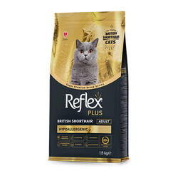 Reflex Plus HypoAllergenic British Shorthair Yetişkin Kedi Maması 1,5 Kg - Thumbnail