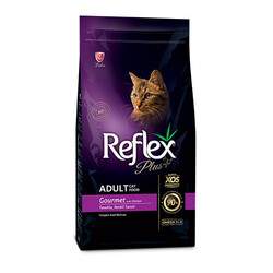 Reflex Plus - Reflex Plus Tavuklu Renkli Taneli Yetişkin Kedi Maması 15 Kg 