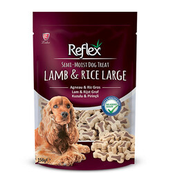 Reflex - Reflex Semi Moist Kuzulu ve Pirinçli Yarı Yumuşak Köpek Ödülü 150 Gr 