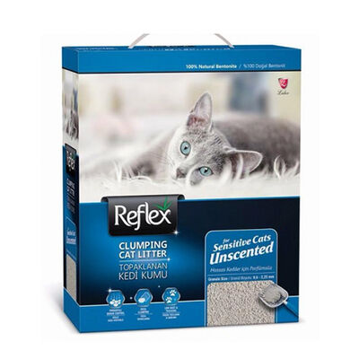 Reflex Sensitive Unscented Kokusuz Topaklanan Kedi Kumu 2x10 Lt 