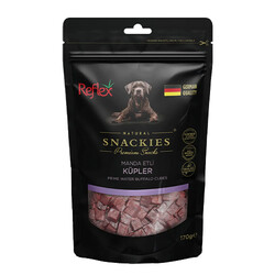 Reflex - Reflex Snackies Natural Kuzu Etli Küp Tahılsız Köpek Ödülü 80 gr 