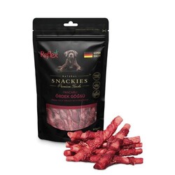 Reflex - Reflex Snackies Natural Pancarlı Ördek Göğsü Tahılsız Köpek Ödül Maması 80 Gr 